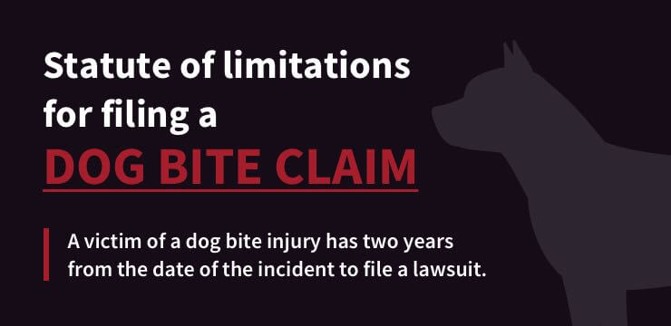 statute of limitations for filing a dog bite claim in Houston